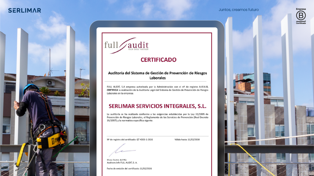 Certificado de auditoría de riesgos laborales